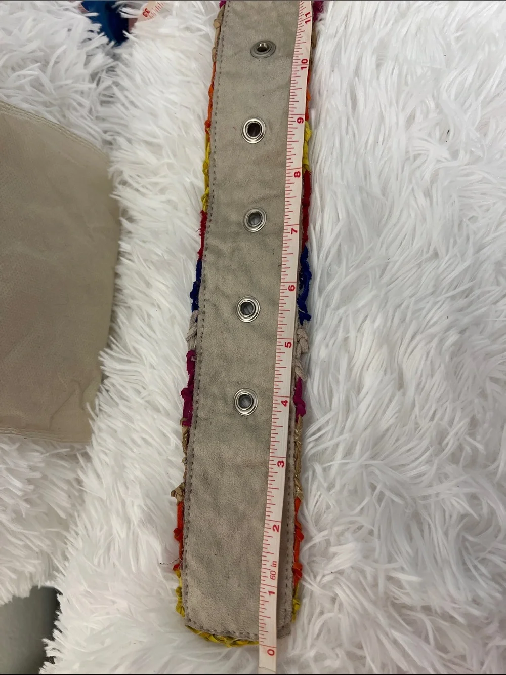 Soulier fun and unique multi color belt